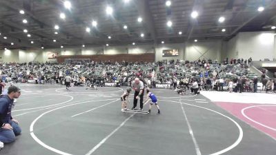 43 lbs Consi Of 16 #1 - Mathew Cullison, Fighting Squirrels WC vs Owen Davis, Carson Bulldogs