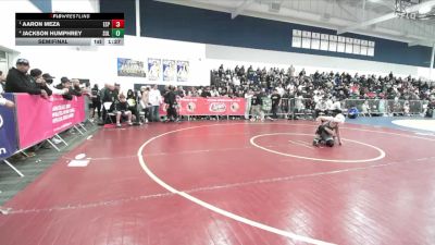 126 lbs Semifinal - Aaron Meza, Esperanza vs Jackson Humphrey, Sultana