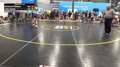 220 lbs Semifinal - Nicholas Presnell, Schellsburg vs Josh Hubler, Osceola Mills