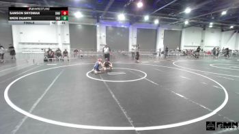 61 lbs Final - Samson Snydman, Shafter Youth Wrestling vs Eros Duarte, California Grapplers