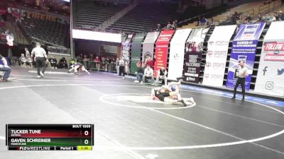 113 Class 1 lbs Champ. Round 1 - Tucker Tune, Fatima vs Gaven Schreiner, Marceline