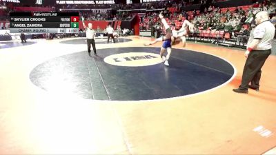 1A 175 lbs Champ. Round 1 - Angel Zamora, Hoopeston (H. Area) vs Skylier Crooks, Fulton (H.S.)