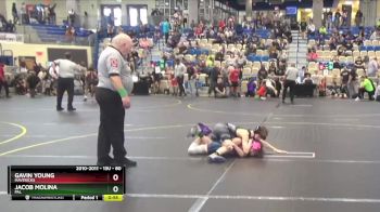 80 lbs Quarterfinal - Gavin Young, Mavericks vs Jacob Molina, PAL