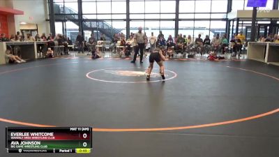 N-3 lbs Round 1 - Everlee Whitcome, Waverly Area Wrestling Club vs Ava Johnson, Big Game Wrestling Club