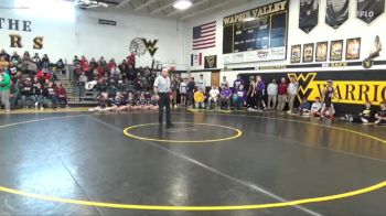 126 lbs Round 2 - Mason Fogt, Hudson vs Josue Hernandez Quix, Oelwein