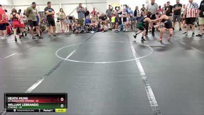 92 lbs Round 2 (4 Team) - Heath Muns, U2 Journeymen Uprising vs William LeBrando, CTWHALE