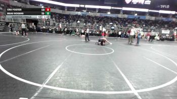 120 lbs Quarterfinal - Cru Foster, Legion Of Doom vs Beau Rogers, Tri-Cap