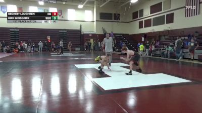 S-15 lbs 1st Place Match - Birk Meisgeier, Waverly Area Wrestling Club vs Beckett Loughren, Unattached