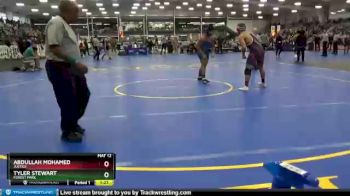 220 lbs Quarterfinal - Tyler Stewart, Forest Park vs Abdullah Mohamed, Justice