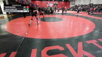132 lbs Champ. Round 2 - David Bilhorn, MILTON (WI) vs Lucas Forsythe, New Lenox (PROVIDENCE CATHOLIC)