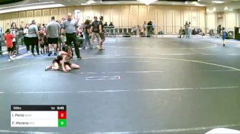 58 lbs Quarterfinal - Isaac Perez, Savage House WC vs Fitz Moreno, Red Wave WC