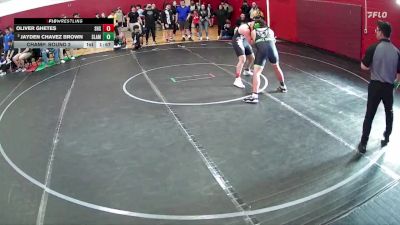 190 lbs Champ. Round 2 - Jayden Chavez Brown, SLAM! NEVADA vs Oliver Ghetes, Sunnyslope High School