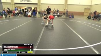 84 lbs Round 3 - Hayden Weiss, Bandit vs Jackson Reisman, Baylor Wrestling Academy