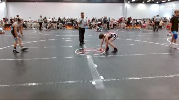 90 lbs Round 2 - Cruz Evans, Florida Rage vs Kaleb Watts, Bison Takedown Club