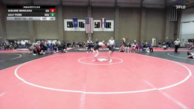 155 lbs Cons. Round 3 - Jaslene Moncada, Garden City vs Lilly Ford, Red Oak