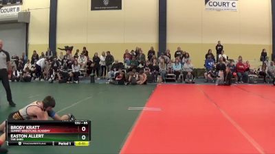 85 lbs Cons. Round 5 - Easton Allert, The Shed vs Brody Kratt, Summit Wrestling Academy