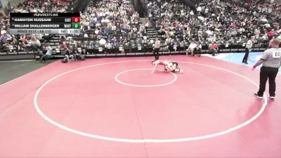 5A 113 lbs Quarterfinal - William Shallenberger, Wasatch vs Hamayon Hussaini, East