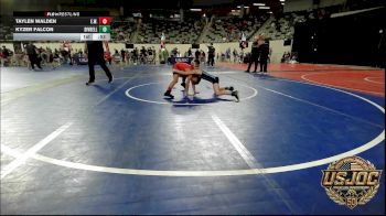 76 lbs Consi Of 8 #2 - Taylen Walden, Elgin Wrestling vs Kyzer Falcon, Division Bell Wrestling