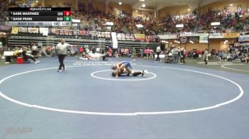 165 lbs Quarterfinal - Gage Peine, Richmond-Central Heights HS vs Gabe Martinez, Ellinwood HS