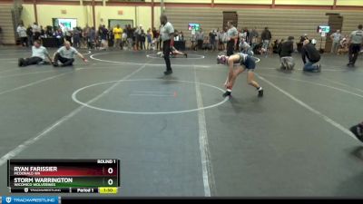 80 lbs Round 1 - Storm Warrington, Wicomico Wolverines vs Ryan Farissier, McDonald WA