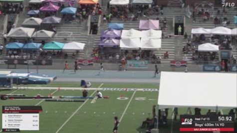 2026 AAU Junior Olympic Games - Youth Boys' 400m, Semi-Finals 8 - Age 14