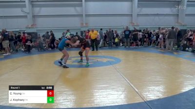 118.6-122.6 lbs Round 1 - Cori Young, OH vs Jenna Kophazy, PA