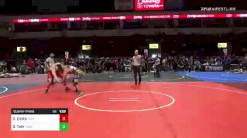 195 lbs Quarterfinal - Diego Costa, Yucaipa Thunder vs Broderick Toth, Team So Cal