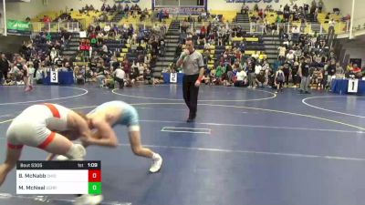 108 lbs Quarterfinal - Brody McNabb, Ohio Crazy Goats vs Mikey McNeal, Derry