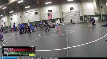 84 lbs Round 2 (6 Team) - Keiley Mills, Kearney Matcats - Gold vs Nate Selig, Jr Titans