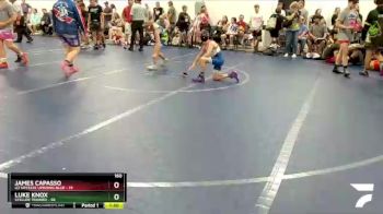 160 lbs Round 4 (8 Team) - Luke Knox, Steller Trained vs James Capasso, U2 Upstate Uprising Blue