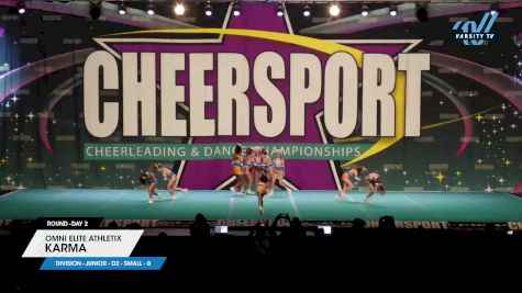 Omni Elite Athletix - Karma [2025 L2 Junior - D2 - Small - B Day 2] 2025 CHEERSPORT National All Star Cheerleading Championship