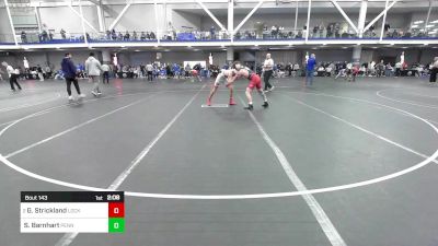 133 lbs Round Of 32 - Gable Strickland, Lock Haven-Unattached vs Spencer Barnhart, Penn