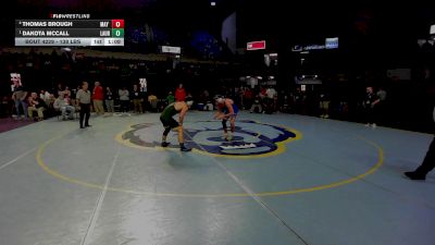 138 lbs Semifinal - Thomas Brough, May River vs Dakota McCall, Laurens