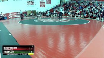 144 lbs Round 3 - Danny Beckett, Medina Buckeye vs Hayden Cox, Cincinnati Moeller