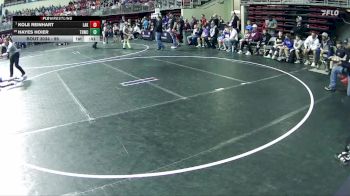 95 lbs Champ. Round 1 - Kole Reinhart, Lakeview vs Hayes Hoier, Tekamah Herman Wrestling Club