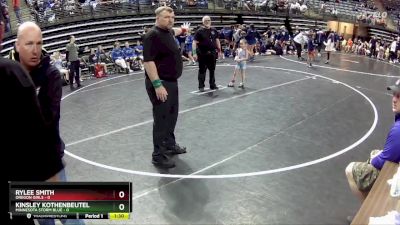 52 lbs Finals (8 Team) - Kinsley Kothenbeutel, Minnesota Storm Blue vs Rylee Smith, Oregon Girls