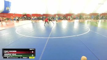 165 lbs Champ Round 1 (16 Team) - Tony Omosebi, Lodi vs Andrew Volk, Pequot Lakes/Pine River Backus Roadcrew