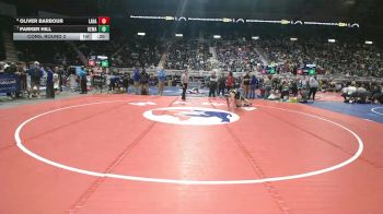 4A-132 lbs Cons. Round 2 - Parker Hill, Kelly Walsh vs Oliver Barbour, Laramie