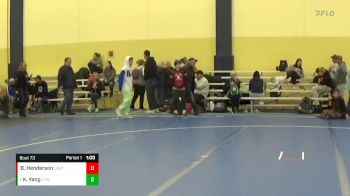 75 lbs Semifinal - Keilan Yang, Crass Trained Wrestling vs Brendan Henderson, LaCrosse Area Wrestlers (LAW)