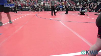 60 lbs Quarterfinal - Jack Sadler, Barnsdall Youth Wrestling vs Baylee Holzbaugh, Team Guthrie Wrestling