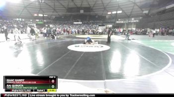 105 lbs Champ. Round 1 - Isaac Gandy, Ferndale Force Wrestling Club vs Rai Quinata, Team Aggression Wrestling Club
