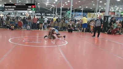 88 lbs Rr Rnd 2 - Hunter Carl, Team Stay Ready - EL vs Tia Turner, Steel Valley 1 - EL