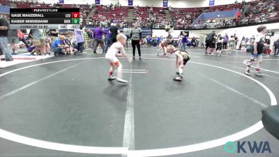 43 lbs Consi Of 16 #2 - Gage Mauzerall, Lexington Wrestling Club vs Kaiser Mindemann, Darko Valley Wolf Pack