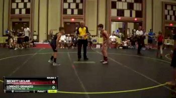 101 lbs Round 3 (6 Team) - Lorenzo Granato, Elite Wrestling Red vs Beckett Leclair, Smittys Barn Hardrockers