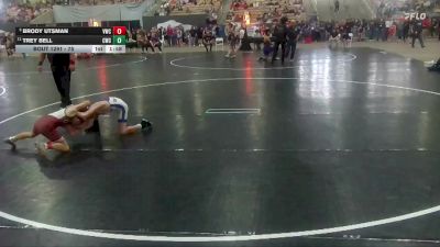 75 lbs Quarterfinal - Brody Utsman, Vikings Wrestling Club vs Trey Bell, Cleveland Wrestling Club