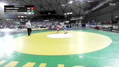 Girls 3A 170 lbs Cons. Semi - Piper Kunnap, Sedro-Woolley (Girls) vs Makayla Finch, Stanwood (Girls)