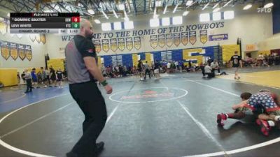 126 lbs Champ. Round 2 - Dominic Baxter, Pace High vs Levi White, Venice Takedown Club