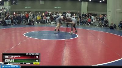 184 lbs Placement Matches (16 Team) - Sam Osho, Marian (IN) vs Eric Vermillion, Indiana Tech