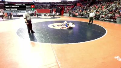 1A 132 lbs Cons. Round 3 - Lincoln Hoger, West Chicago (Wheaton Academy) vs Kane Dauber, Princeton