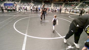 36 lbs Consi Of 8 #2 - Tucker Hawkins, Checotah Matcats vs Kase Williams, Pin-King All Stars